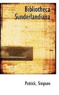 Cover: Bibliotheca Sunderlandiana - BiblioLife