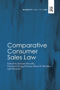 Abbildung von: Comparative Consumer Sales Law - Routledge