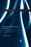 Cover: The Name of God in Jewish Thought - Routledge