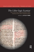 Cover: The Liber legis Scaniae - Routledge