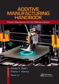 Enlarge image Cover: Additive Manufacturing Handbook - CRC Press