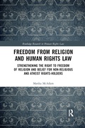 Cover: Freedom from Religion and Human Rights Law - Routledge