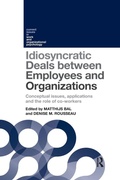Cover: Idiosyncratic Deals between Employees and Organizations - Routledge