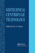 Cover: Geotechnical Centrifuge Technology - CRC Press