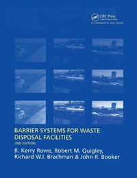 Enlarge image Cover: Barrier Systems for Waste Disposal Facilities - CRC Press