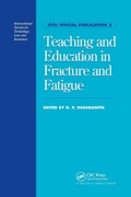 Cover: Teaching and Education in Fracture and Fatigue - CRC Press