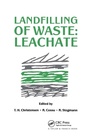 Cover: Landfilling of Waste - CRC Press