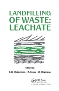 Cover: Landfilling of Waste - CRC Press