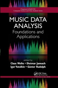 Enlarge image Cover: Music Data Analysis - Chapman & Hall/CRC