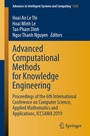 Cover: Advanced Computational Methods for Knowledge Engineering - Springer