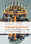Cover: Editionswissenschaft - Hiersemann, A