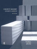 Cover: Concrete Masonry Designer's Handbook - CRC Press