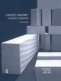 Enlarge image Cover: Concrete Masonry Designer's Handbook - CRC Press