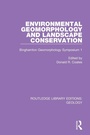 Cover: Environmental Geomorphology and Landscape Conservation - Routledge