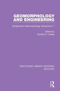 Enlarge image Cover: Geomorphology and Engineering - Routledge