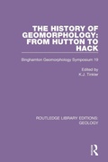 Cover: The History of Geomorphology - Routledge