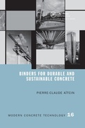 Cover: Binders for Durable and Sustainable Concrete - CRC Press