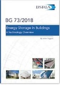 Cover: Energy storage in buildings - a technology overview (BG 73/2018) 2018 - BSRIA