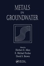 Cover: Metals in Groundwater - CRC Press