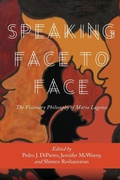 Cover: Speaking Face to Face - State University of New York Press