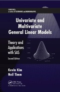 Cover: Univariate and Multivariate General Linear Models - Chapman & Hall/CRC