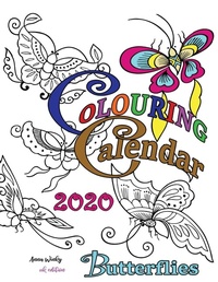 Abbildung von: Colouring Calendar 2020 Butterflies (UK Edition) - Gumdrop Press