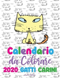 Abbildung von: Calendario da colorare 2020 gatti carini (edizione italiana) - Gumdrop Press