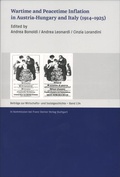 Cover: Wartime and Peacetime Inflation in Austria-Hungary and Italy (1914-1925) - Franz Steiner Verlag
