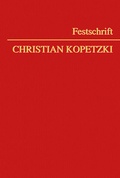 Cover: Festschrift Christian Kopetzki - Manz