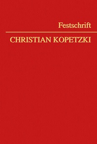 Abbildung von: Festschrift Christian Kopetzki - Manz