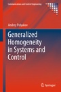 Cover: Generalized Homogeneity in Systems and Control - Springer