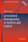 Cover: Generalized Homogeneity in Systems and Control - Springer