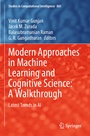 Cover: Modern Approaches in Machine Learning and Cognitive Science: A Walkthrough - Springer