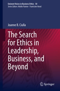 Abbildung von: The Search for Ethics in Leadership, Business, and Beyond - Springer