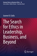 Cover: The Search for Ethics in Leadership, Business, and Beyond - Springer