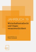 Cover: Wirtschaftsstrafrecht und Organverantwortlichkeit - NWV im Verlag &Ouml;sterreich GmbH