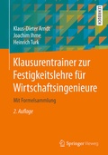 Cover: Klausurentrainer zur Festigkeitslehre f&uuml;r Wirtschaftsingenieure - Springer Vieweg