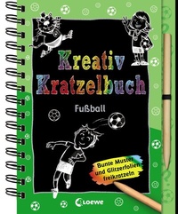 Abbildung von: Kreativ-Kratzelbuch: Fußball - Loewe