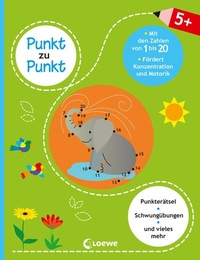 Abbildung von: Punkt zu Punkt - Mit den Zahlen von 1 bis 20 (grün) - Loewe