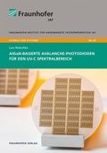 Cover: AlGaN-basierte Avalanche-Photodioden f&uuml;r den UV-C Spektralbereich - Fraunhofer Verlag