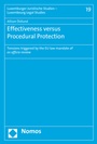 Cover: Effectiveness versus Procedural Protection - Nomos