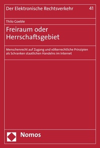 Abbildung von: Freiraum oder Herrschaftsgebiet - Nomos