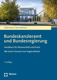 Abbildung von: Bundeskanzleramt und Bundesregierung - Nomos