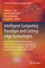 Cover: Intelligent Computing Paradigm and Cutting-edge Technologies - Springer