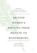 Cover: British Women's Writing from Bront&euml; to Bloomsbury, Volume 2 - Palgrave Macmillan