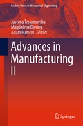 Cover: Advances in Manufacturing II - Springer