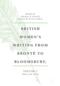 Cover: British Women's Writing from Bront&euml; to Bloomsbury, Volume 2 - Palgrave Macmillan