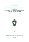 Cover: XXVIII. Bericht der Historischen Landeskommission f&uuml;r Steiermark &uuml;ber die 22., 23. und 24. Gesch&auml;ftsperiode (2007-2011, 2012-2016, 2017-2018) - Historische Landeskomm. f. Steiermark