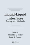 Cover: Liquid-Liquid InterfacesTheory and Methods - CRC Press