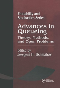 Enlarge image Cover: Advances in Queueing Theory, Methods, and Open Problems - CRC Press